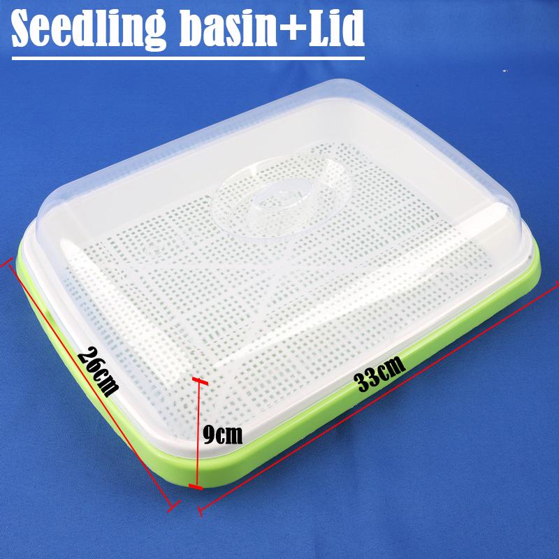 Soilless Culture Sprout Vegetable Seedling Tray Shelf Hydroponics Rack Seed Germination Pot Tray Movable Vegetable Planting Rack