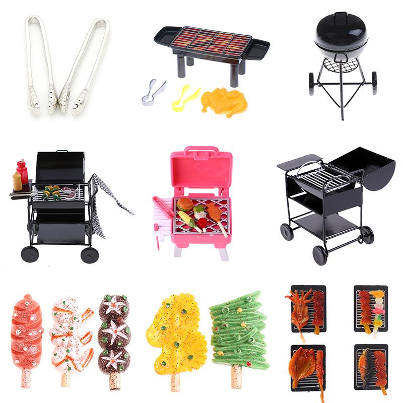 1Pcs Kids Dollhouse Oven Toy 1:12 Simulation Kitchen Bbq Grill Miniature Oven Model Kid Funny Pretend Play Toys For Children