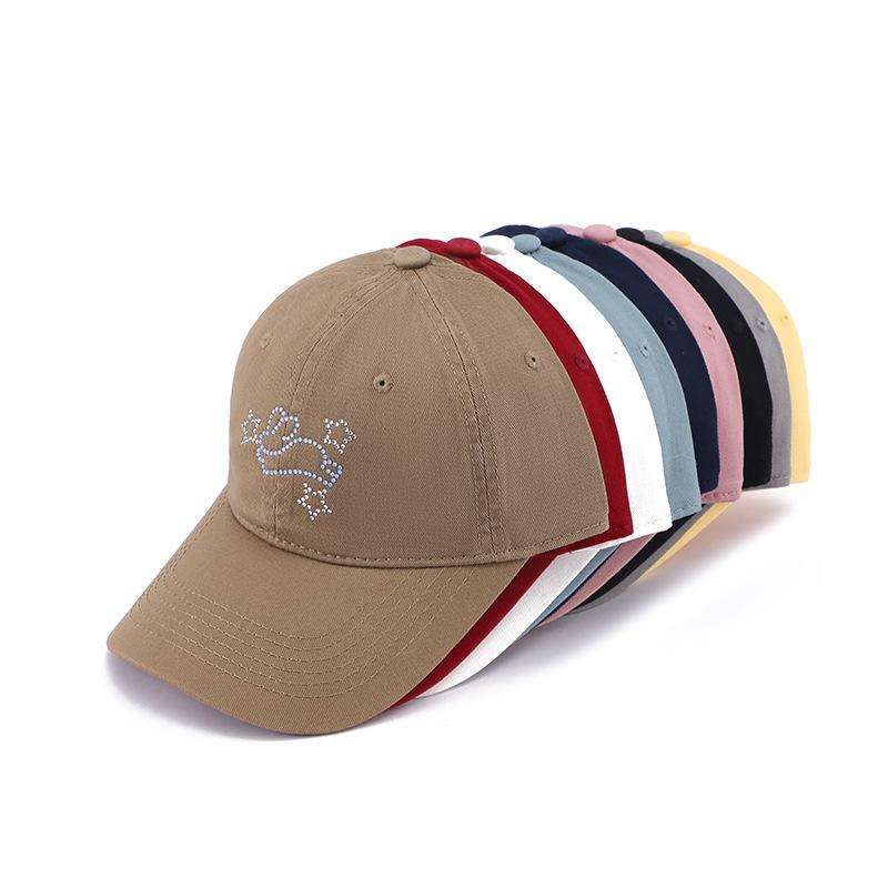 Baseball Cap For Women Wide Brim Big Head Cartoon Snapback Summer Hats For Women Sunshade Dad Hat Female New Casual