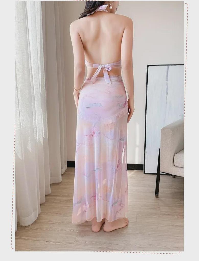 2025 Seaside Vacation Bikini Split Three-Piece Swimsuit for Women