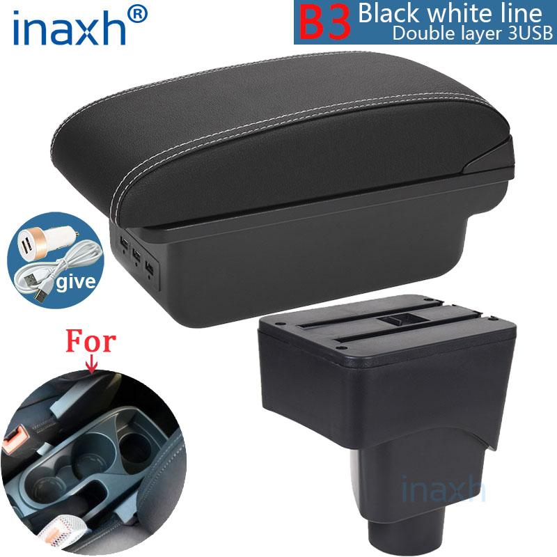 For FORD EcoSport Armrest Box 2013-2017 For Ford EcoSport Car Armrest Storage Box Arm Car Accessories Retrofit Parts Interior