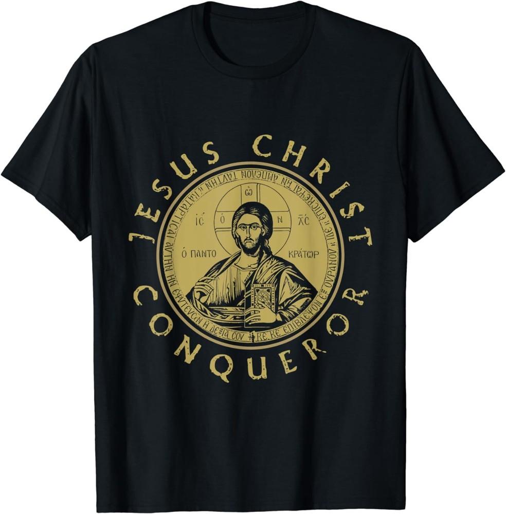 Jesus Christ Conqueror Orthodox Christianity T-Shirt Unisex T-Shirt XXL