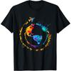 Artistic Earth Watercolor Travel World Traveling Colorful T-Shirt