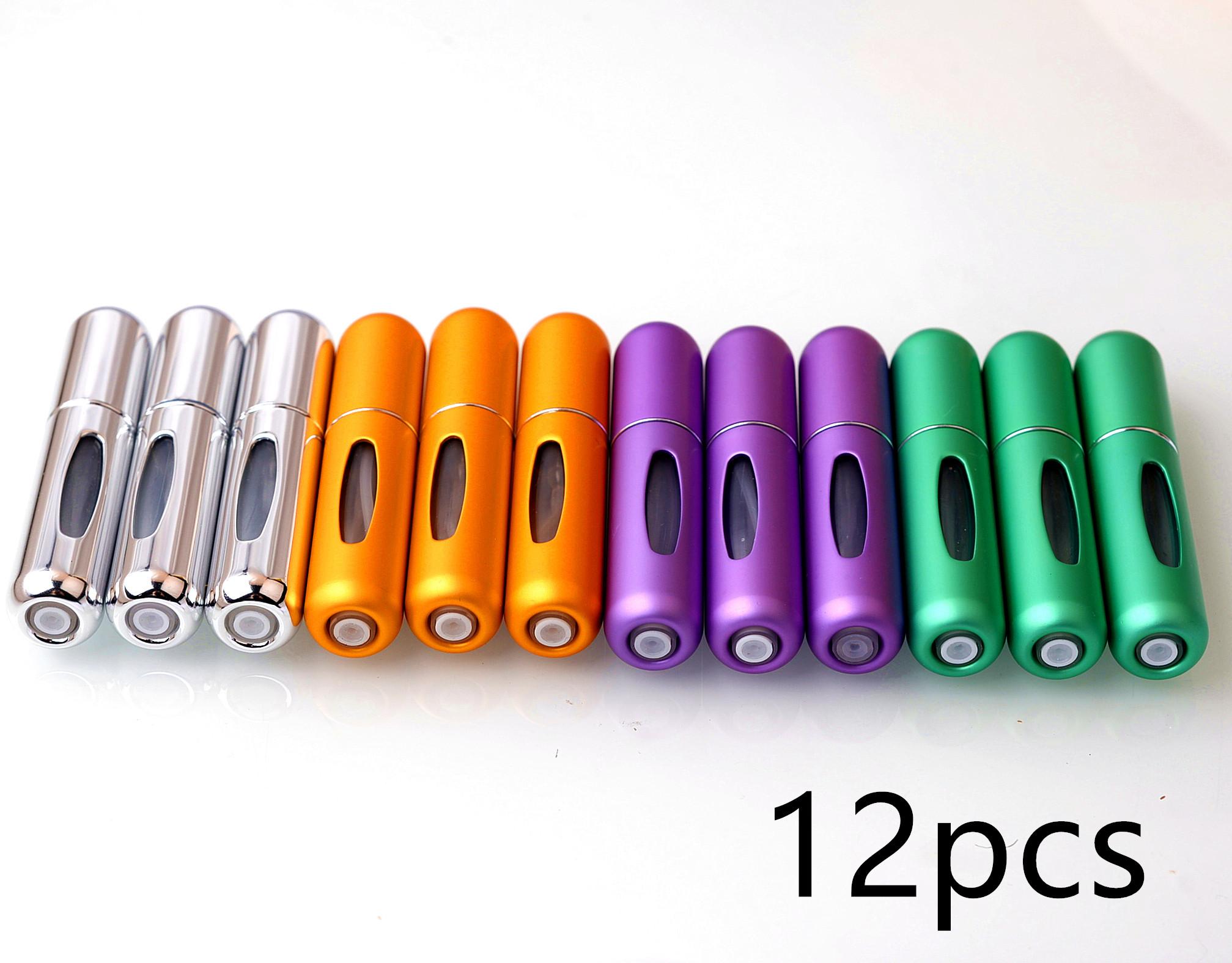 

13 цветов, 5 мл, флакон с распылителем для духов, дорожный наполнитель, портативный распылитель для духов, пустой косметический флакон для духов