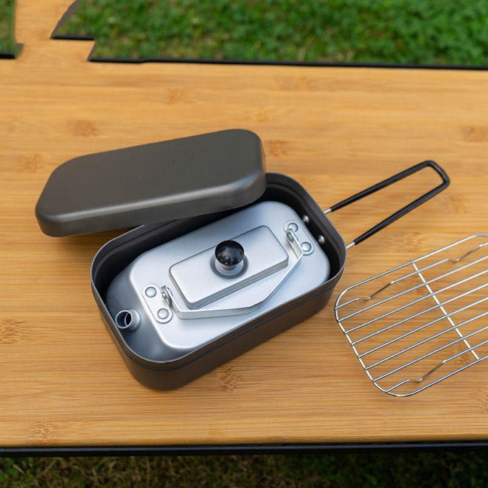 with Handle Camping Boiling Water Pot Handheld Tea Cooker 300ML Camping Tea Kettle  Travel