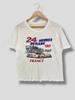 Vintage 90s 24 uur van Le Mans t-shirt verzamelobject motorsport legendarische Groep C raceauto tee flinterdun wit Maat M