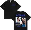 Aitana Cuarto Azul Welttournee 2026 Grafik-T-Shirts Herren Damen Kleidung Mode Ästhetisches T-Shirt Hohe Qualität Übergroße T-Shirts