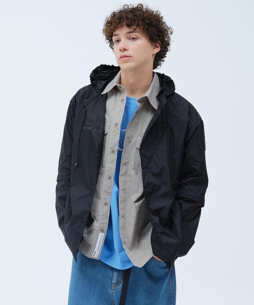Outdoor Products Detachable Hooded Jacket (Black)