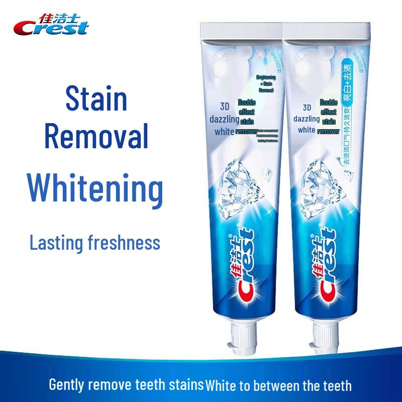 

Crest 3D White Dual Effect Toothpaste Family Pack