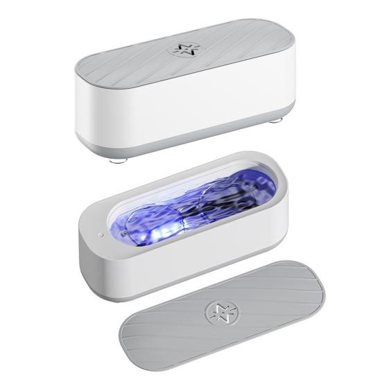 Ultrasonic Glasses Cleaning Machine Hands-Free Operation Deep Clean Watches Jewelry Makeup Brushes Glasses Washer