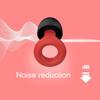 1 Pair Noise Canceling Ear Plugs with Ear Tips Soft Ergonomic Hearing Protection Swimming Study Sleeping Earplugs Traveling Use