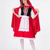 Disfraz de Caperucita Roja para Adultos - Vestido de Princesa para Halloween y Navidad