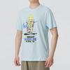 Nike Men's Fashionable Comfortable Breathable Short-Sleeve T-Shirt in Light Blue