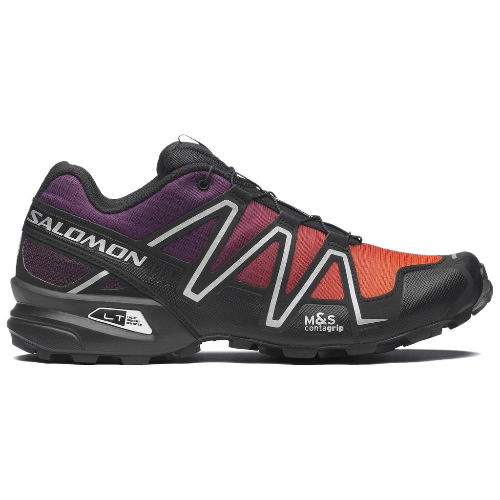 SALOMON Speedcross 3 Pohodlné Všestranné Běžecké Boty Unisex Tenisky Černá Oranžová 478685