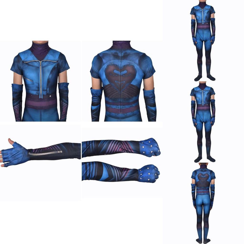 Exquisites Descendants 3 Evie Cosplay-Kostüm Jumpsuit für Erwachsene und Kinder Perfekt für Halloween