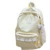 Schoolbag, Japanese-style girl's polka dot backpack, women's large capacity lightweight student backpack, cute cartoon new versatile backpack