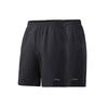 Li Ning Training Series Logo Print Breathable Casual Running Shorts Men Shorts Black AKSR111-1