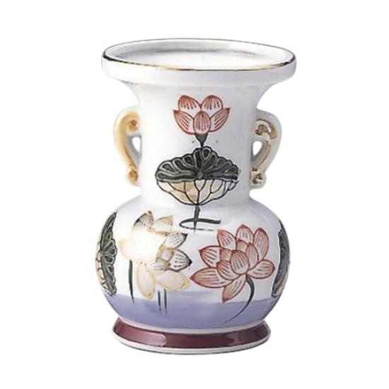 

Flower vase Nishiki Buddhist altar Buddhist altar memorial urn use [5 inches] supplies, accessories, service,