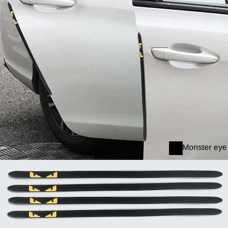 4st Bildekaler Dörrkantskydd Listskyddslist Repskydd Bilkraschskydd Dörrskydd Kollision