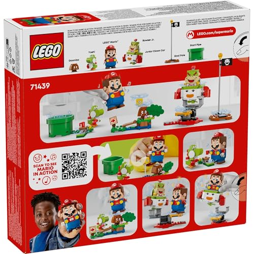 LEGO Super Mario Adventures with LEGO(R) Mario! Toy, Birthday Gift, Educational Building Blocks, for Boys and Girls, Ages 6, 7, 8, and 9, Mario Toy, G