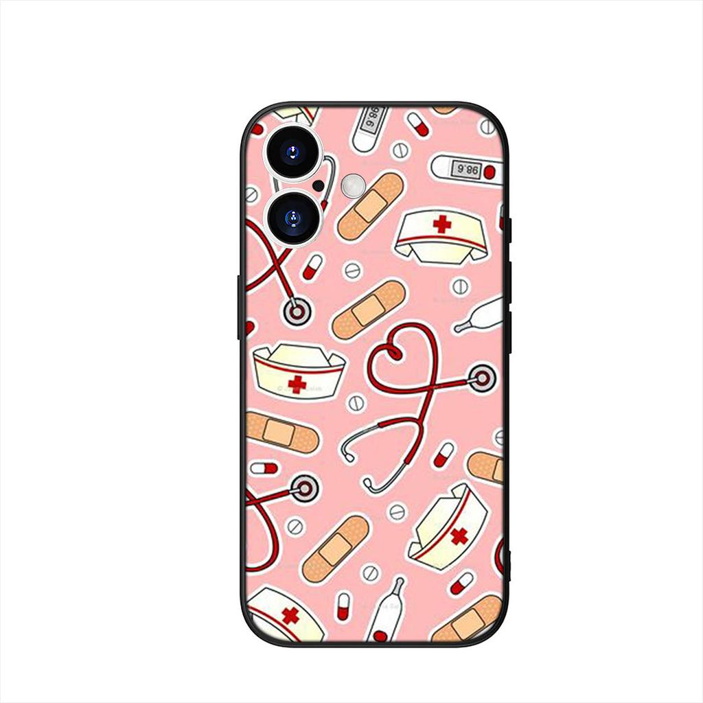 Nurse Doctor Stethoscope Happy Tooth Dentist Phone Case for OPPO A18 A16 A17 A38 A54 A40 A60 A80 A78 A79 A57 A55 A96 A15 A53