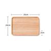 Wood Serving Platter Breakfast Tray Tea Drink Modern Food Snacks Plate for Kitchen