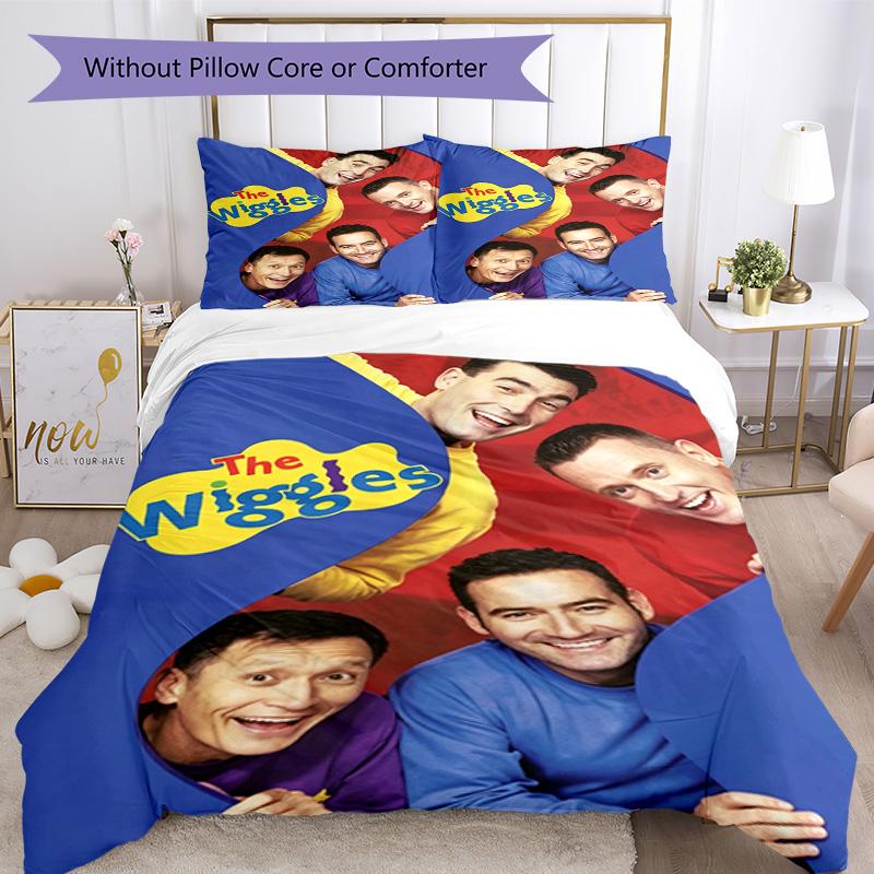Wiggles Quilt Cover Set Suitable For Bedrooms Machine Washable Christmas Gift