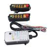 Industrial Remote Control Waterproof Dual Handle Electric Lift Wireless Switch Transmitter Receiver with Lock DC24V