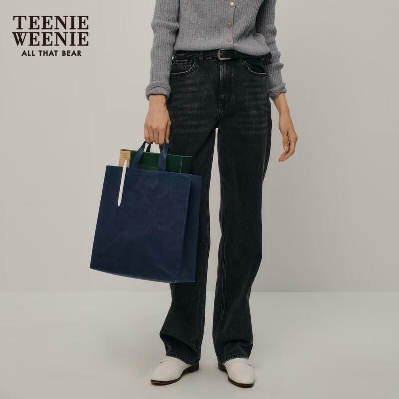 Teenie Weenie Zhao Lusi Style Retro Straight-Leg Jeans