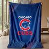 Chicago Cubs Flanell Fleece Decke Gemütlich Warm Überwurfdecke für Sofa Bett Reise Ganzjahresgebrauch