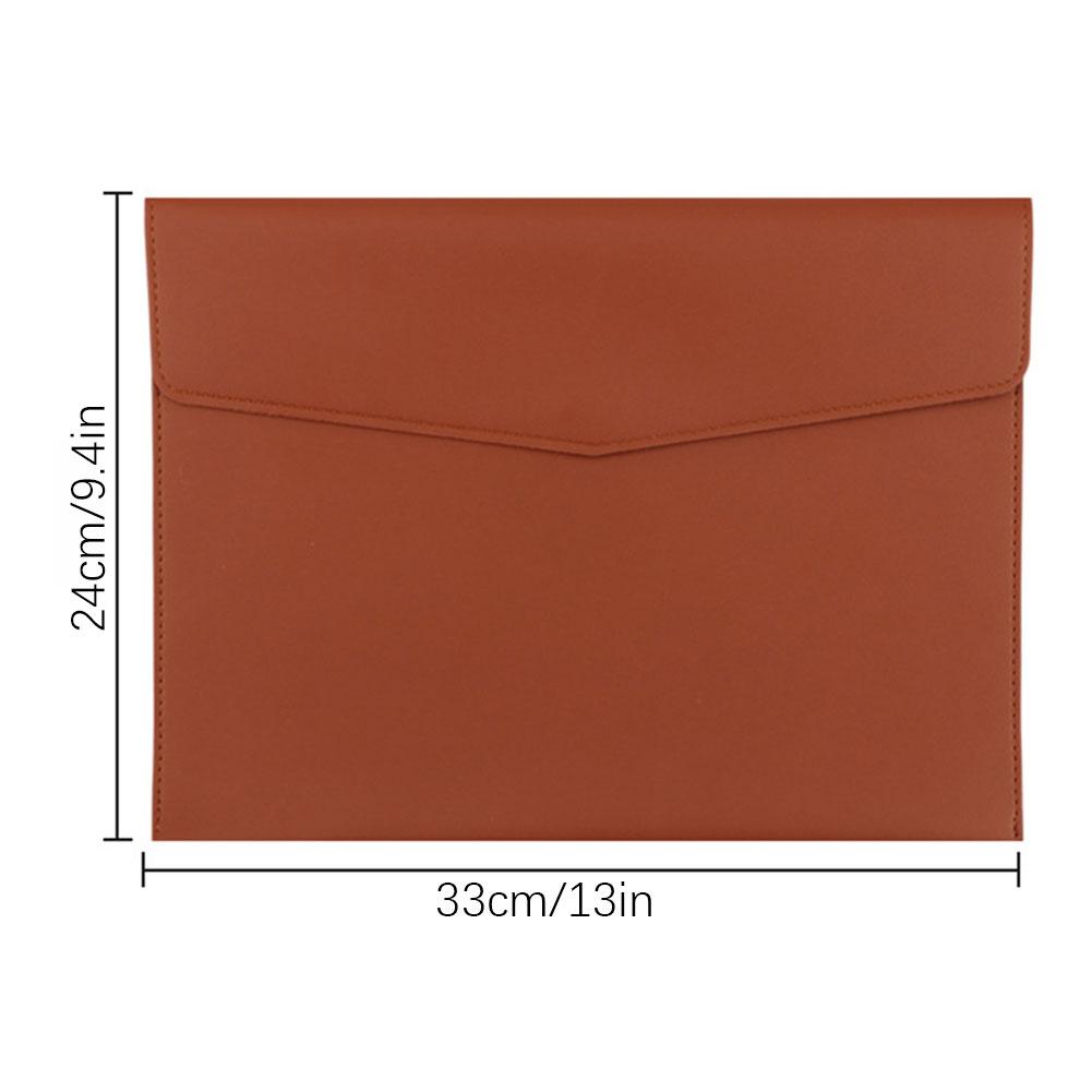 A4 PU Leather Document,Waterproof Splashproof Document Bag,Interview Resume Folder,A4 Document Card Organiser For School Office