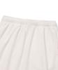 BEENTRILL Corduroy Fleece Long Skirt (Ivory)