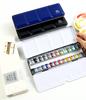 Winsor & Newton Cotman Artist Watercolor Set with Full/Half Pans In Portable Metal Box