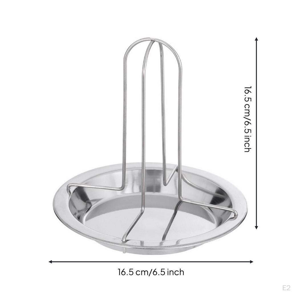 Chicken Roasting Rack Detachable Pan with Foldable for Grillers