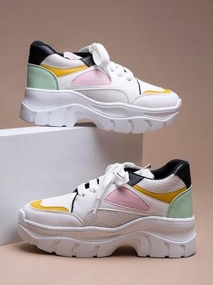 Shoetopia Womens Stylish Casual Sneakers | Lightweight & Comfortable Walking Shoes | Daily Wear Footwear