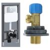 Flushmount Angled Connection Valves Made from Strong Brass Material Delivering Uninterrupted Service in Any Setting