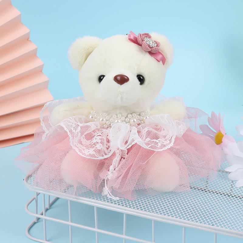 Plyschnalle Nyckelring Hänge - Söt Tecknad Mode Docka Prydnad