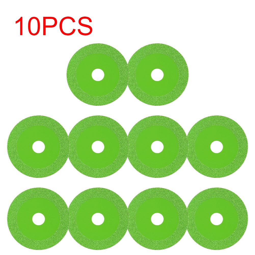 2-25pcs Glass Cutting Disc 100mm Ultra-thin Saw Blade Jade Crystal Wine Bottles Grinding Chamfering Cutting Blade Glass Cutting