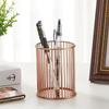 INS Style Metal Desktop Organizer: Multifunctional Pen, Stationery, Office Supplies, and Makeup Brush Holder