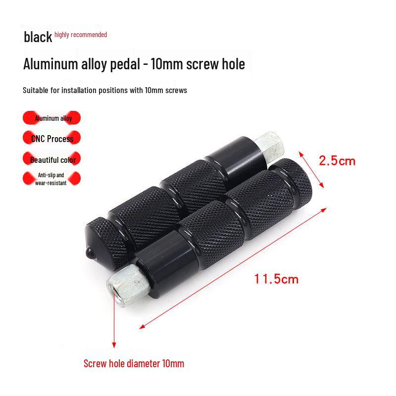 Diama New Standard Electric Bicycle Pedals & Footrests for Battery Car Modification