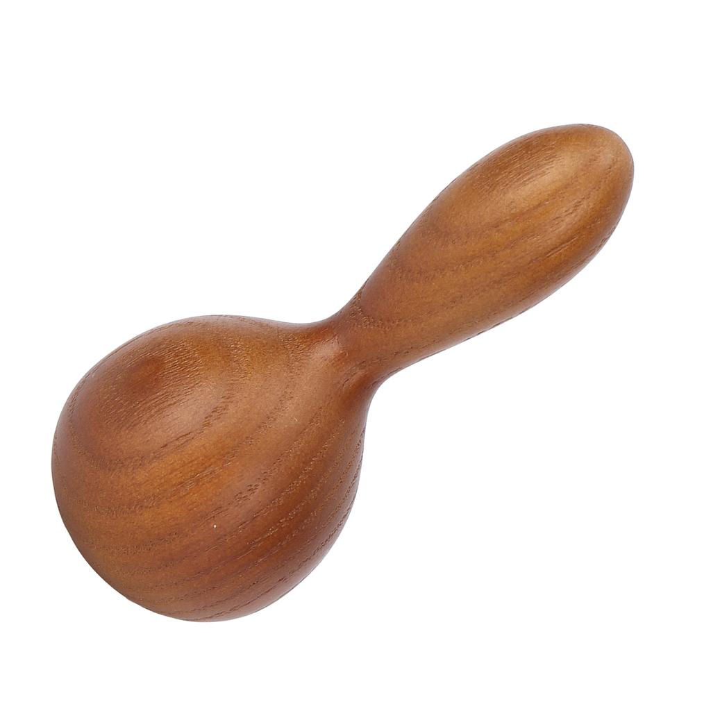 Tragbarer Massagehammer mit ätherischen Ölen, Schönheitsmassagehammer aus Teakholz für die Hautpflege