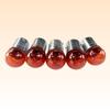 For Motor ATV Motorbike Scooter 10pcs Motorcycle Replace Lamp BA15S 12V 10W Turn Signals Light Bulb Orange