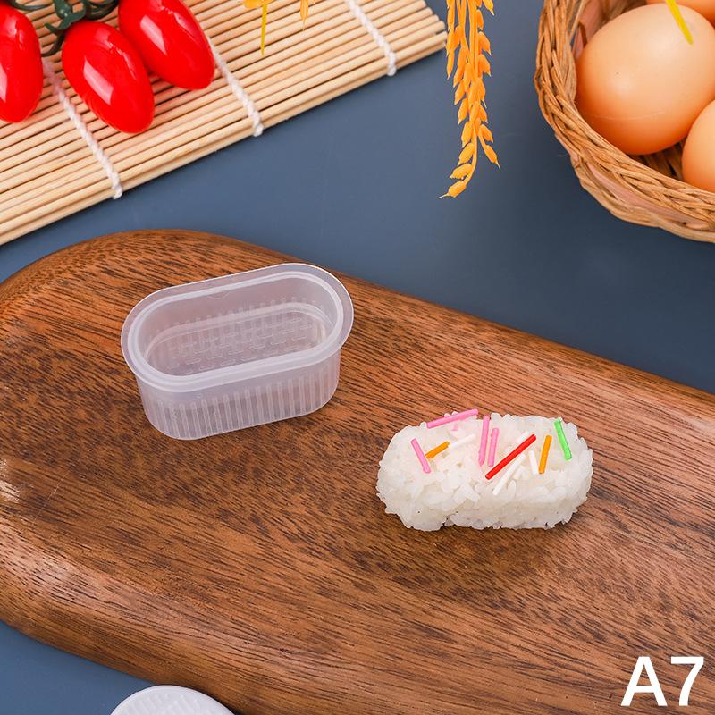 Průhledná forma na rýžové zeleninové rolky sushi DIY forma pro dětskou rýži kresleného tvaru sushi forma na sušenky bento doplňky