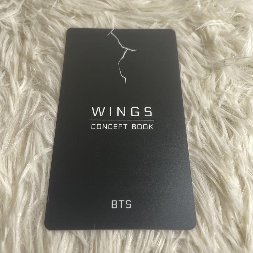 [USED] BTS WINGS Concept Book Lenticular Card V Taehyung