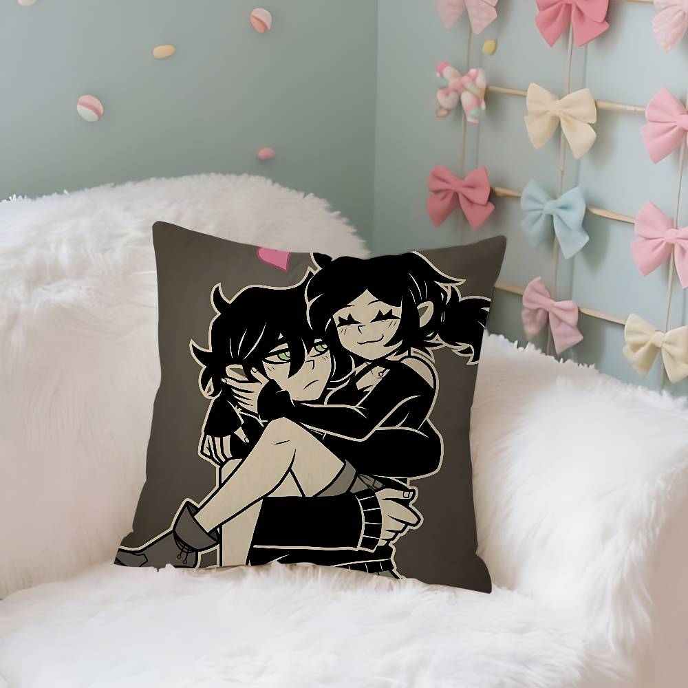HThe Coffin Of Andy And Leyley Case Plush Fabric Soft Pillowcase Double Sided Print Cushion Cover Household Gifts