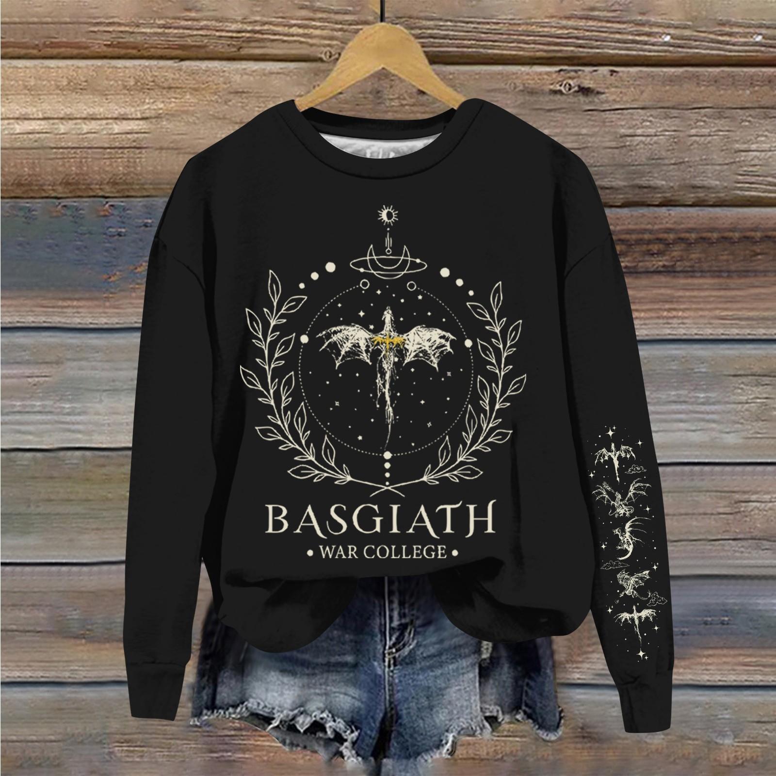 

Женский повседневный свободный топ с круглым вырезом и длинными рукавами с капюшоном M чёрный