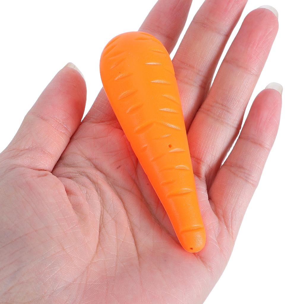 50 Stück Kleine Karottennase für Schneemann-Basteln Weihnachts-Nase DIY-Schmuck Plastikkarotte für Halloween Weihnachts-Mottoparty Orange
