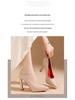 Women's Waterproof Platform Pointed Toe Stiletto High Heels - Professional Bridesmaid Banquet Shoes
