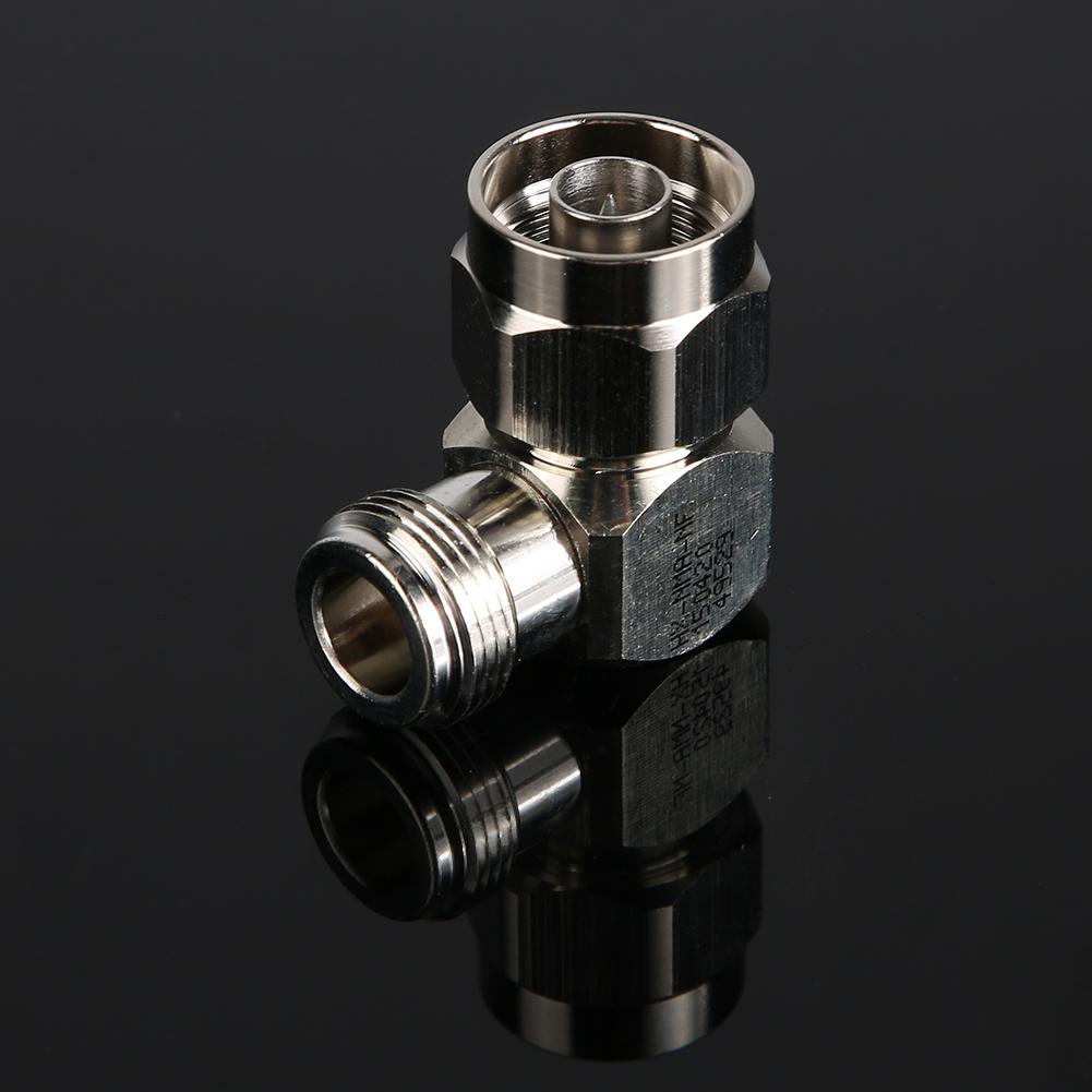 2pcs 50ohm N Male to N Female Right Angle Adapter Convertor N Connector