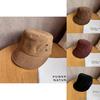Fashion Solid Color Suede Women Casual Flat Top Hat For Fall And Winter Fashion